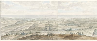 Panorama vanaf Collis Minervalis Celkový pohled z vrcholu Collis Minervalis (název na objektu) Cesty po Itálii, Sicílii a Maltě - 1778 (název série) od Louis Ducros