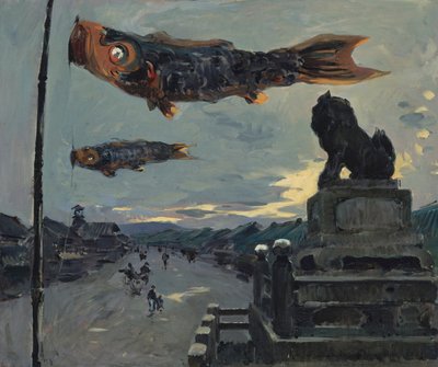 Kapří bannery v Kjótu od Louis Dumoulin