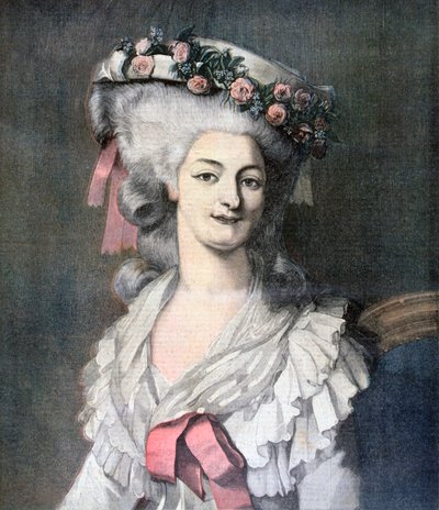 Marie-Louise, princezna z Lamballe, 1892 od Louis Edouard Rioult