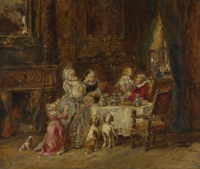 Narozeniny dědečků, 1866 od Eugene Isabey