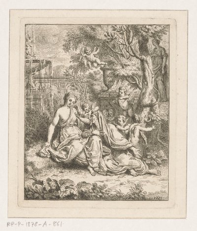 Vertumnus en Pomona od Louis Fabritius Dubourg