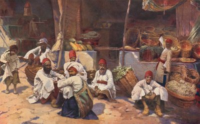 Perský obchod (barevné lito) od Louis Fairfax Muckley