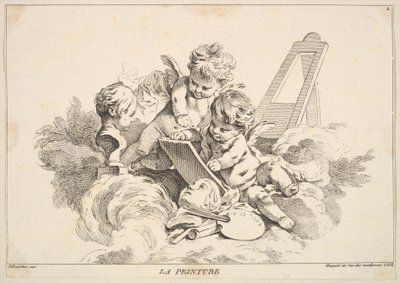 Malování. od Louis Felix de la Rue