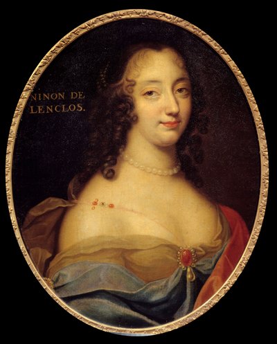 Portrét francouzské spisovatelky Anne Ninon “” de l