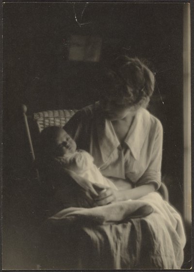 [Florence drží dítě] od Louis Fleckenstein