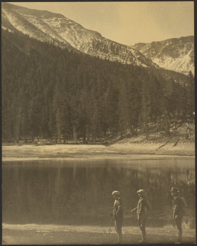 Jezero poblíž hory Gorgonio od Louis Fleckenstein