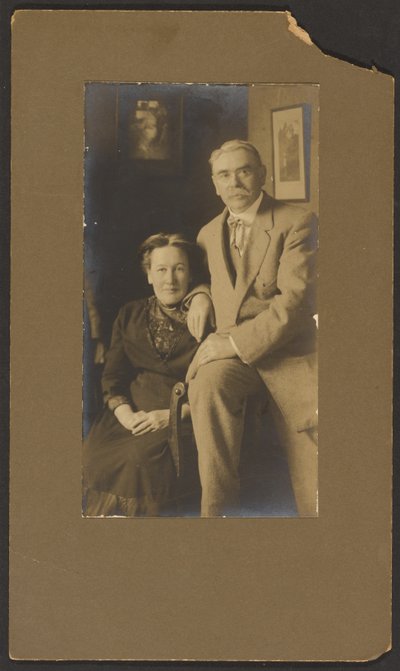 [Portrét Fleckensteina a jeho ženy] od Louis Fleckenstein