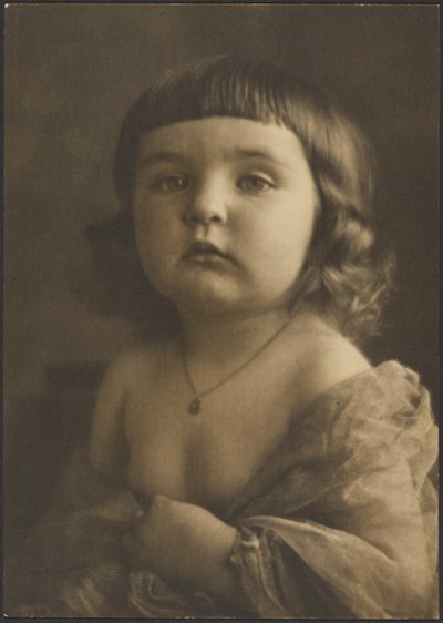 [Portrét dítěte v gázě] od Louis Fleckenstein
