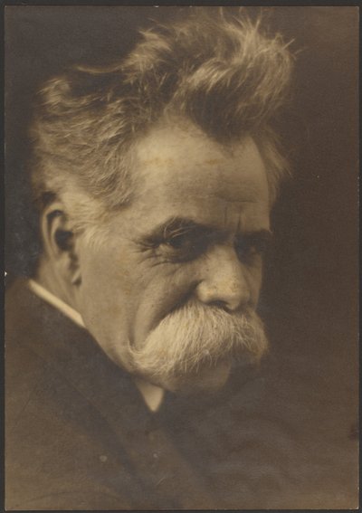 [Portrét muže s velkým knírem] od Louis Fleckenstein