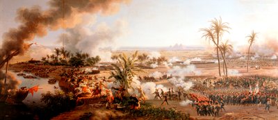 Bitva u pyramid, Egypt, 21. července 1798 od Louis Francois Lejeune