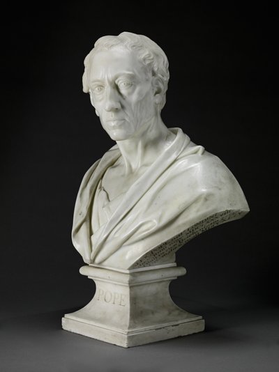 Alexander Pope (1688-1744) 1741 (mramor) od Louis Francois Roubilliac