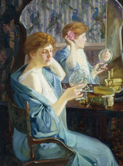 Maude V Zeleném od Louis Frederick Berneker