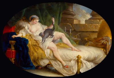 L.G.Blanchet, Julie zjišťuje, že byla opuštěna / 1759 od Louis Gabriel Blanchet