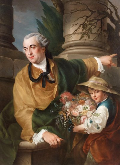 Portrét Charlese Clauda Flahauta de La Billarderie, hraběte z Angiviller 1730-1809, 1760. od Louis Gabriel Blanchet