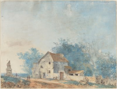 Krajina od Louis Gabriel Moreau the Elder