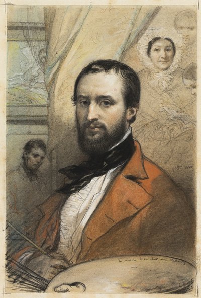 Autoportrét od Louis Gallait