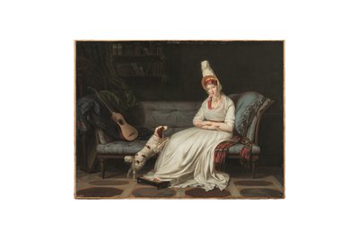 Portrét Elizabeth, Lady Webster, později Lady Holland (1771-1845), kolem roku 1795 (olej na plátně) od Louis Gauffier