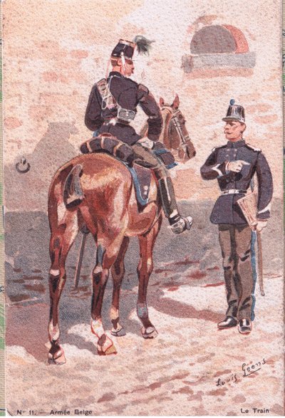 La Train, Pohlednice, 20. léta 20. století od Louis Geens