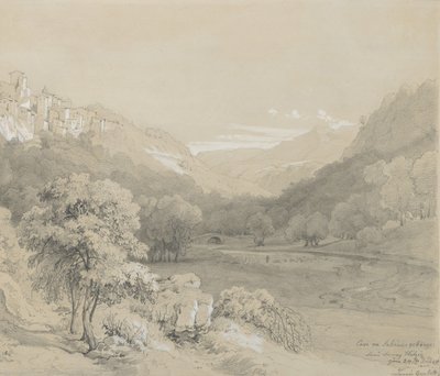 Pohled na Cavi v Sabine Hills, 1848. od Louis Gurlitt