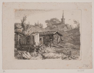 Krajina s vodním mlýnem od Louis Gurlitt