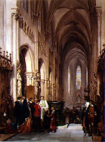 Křest od Louis Haghe