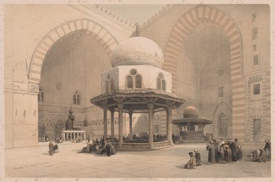 Egypt & Núbie, svazek III, č. 8: Mešita sultána Hassana, Káhira od Louis Haghe