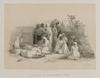 Egypt a Núbie, svazek III: Na trhu s otroky v Káhiře od Louis Haghe