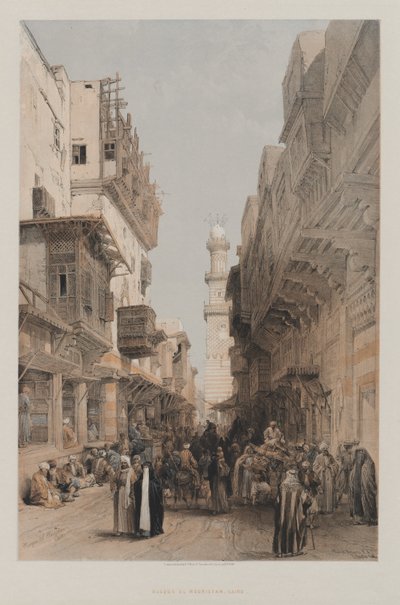 Egypt a Núbie, svazek III: Mešita el Mooristan, Káhira od Louis Haghe