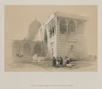 Egypt a Núbie, svazek III: Jedna z hrobek Chalífů, Káhira, 1848. od Louis Haghe