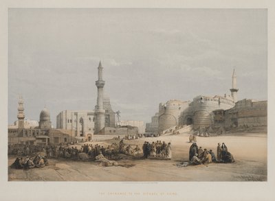Egypt a Núbie, svazek III: Vstup do citadely v Káhiře od Louis Haghe