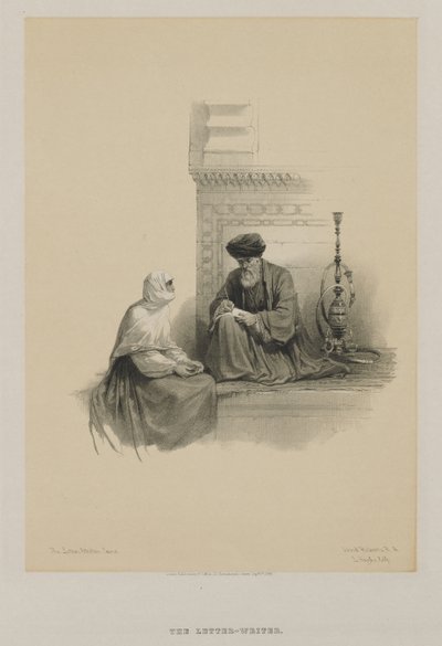 Egypt a Núbie, svazek III: Spisovatel dopisů, Káhira od Louis Haghe