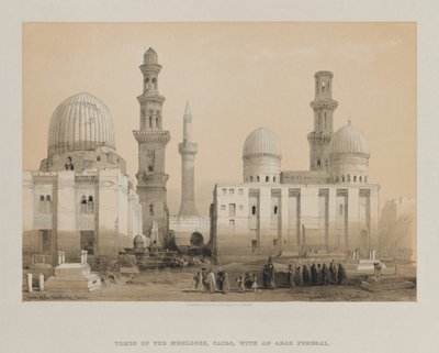 Egypt a Núbie, Volume III: Tomb of the Memlooks, Káhira od Louis Haghe