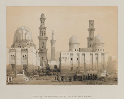 Egypt a Núbie, svazek III: Tomb of the Memlooks, Káhira, 1849. od Louis Haghe