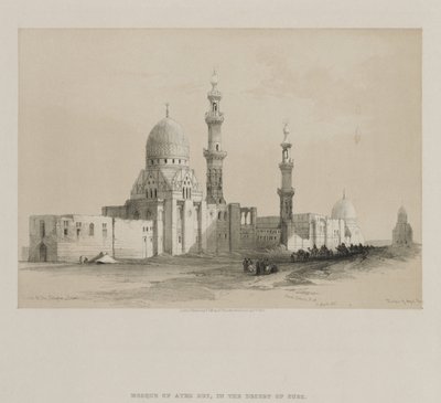 Egypt a Núbie, svazek III: Hrobky chalífů-Káhira. Mešita Ayed Be[y] od Louis Haghe