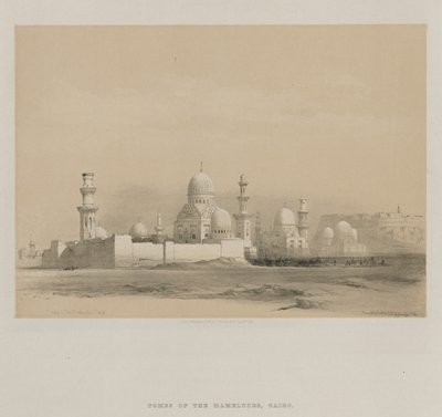 Egypt a Núbie, svazek III: Hrobky Memlooků, Káhira od Louis Haghe