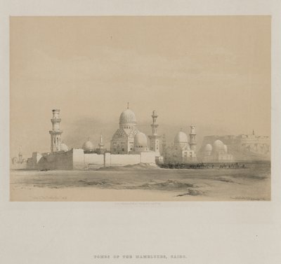 Egypt a Núbie, svazek III: Hrobky Memlooků, Káhira, 1849. od Louis Haghe