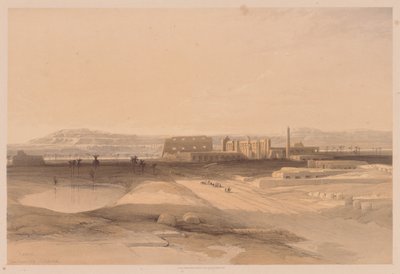 Egypt a Núbie: svazek II - č. 32, Karnak od Louis Haghe