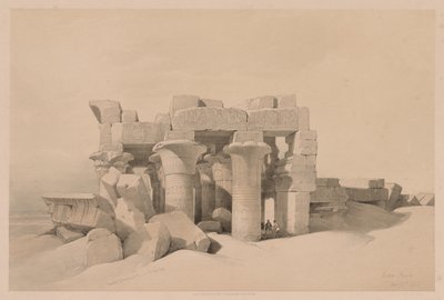 Egypt a Núbie: Svazek II - č. 42, Ruiny Kom Ombo od Louis Haghe