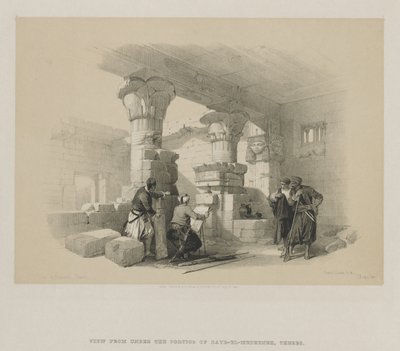 Egypt a Núbie, svazek II: Dayr-El-Medeeneh, Théby, 1848. od Louis Haghe