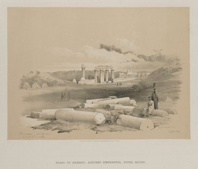 Egypt a Núbie, svazek II: Hermont, Ancient Hermonthis od Louis Haghe