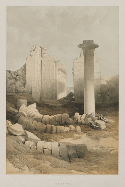 Egypt a Núbie, svazek II: Karnak od Louis Haghe