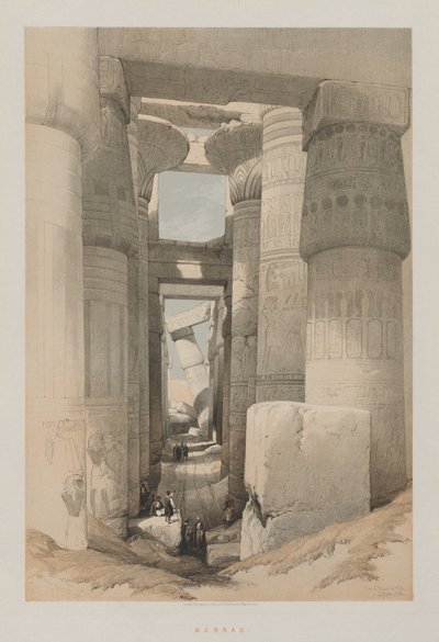 Egypt a Núbie, svazek II: Karnak od Louis Haghe