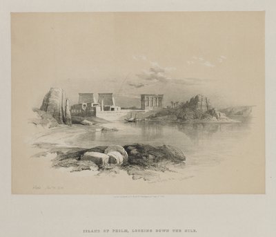 Egypt a Núbie, svazek II: Philae od Louis Haghe
