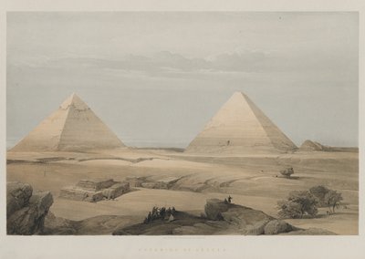 Egypt a Núbie, svazek II: Pyramidy Geezeh od Louis Haghe