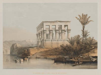 Egypt a Núbie, svazek II: Hypaethral chrám ve Philae, nazvaný Postel faraona od Louis Haghe