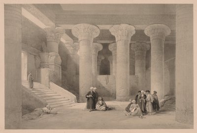 Egypt a Núbie: I. díl – č. 24, Chrám v Esnehu od Louis Haghe