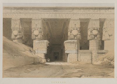 Egypt a Núbie, svazek I: Dendera od Louis Haghe
