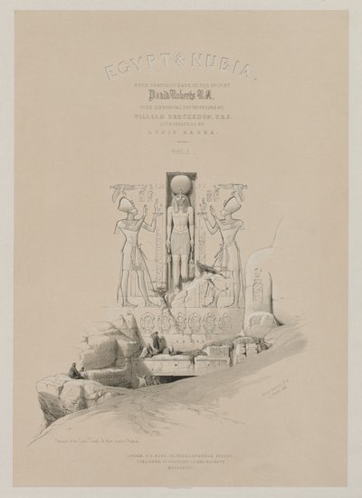 Egypt a Núbie, svazek I: Frontispis, 1846. od Louis Haghe