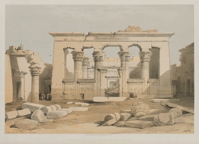 Egypt a Núbie, Volume I: Portico of the Temple of Kalabshe od Louis Haghe