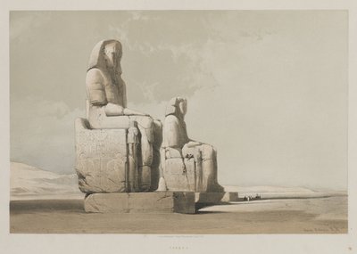 Egypt a Núbie, svazek I: Théby od Louis Haghe